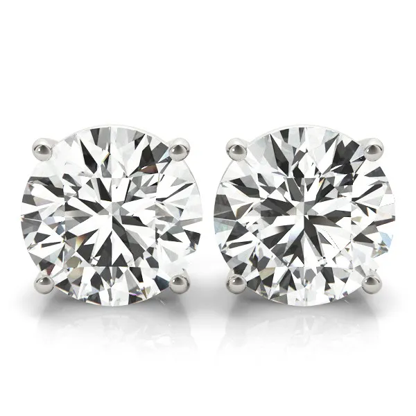 SCREW BACK STUDS white 1