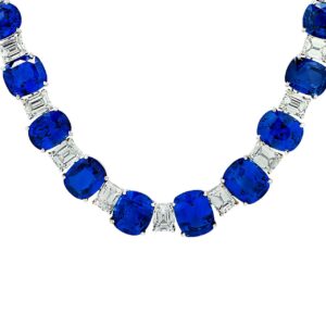 Sapphire necklace